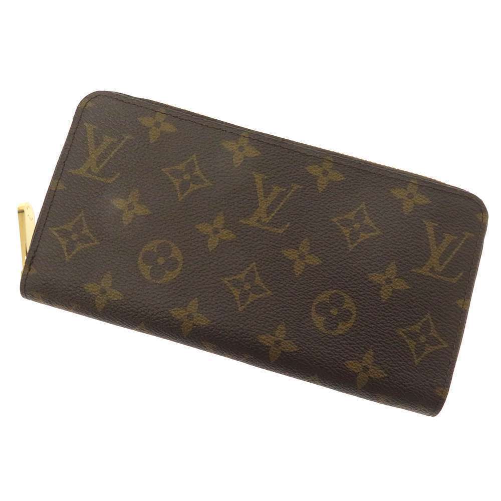 Louis Vuitton Monogram Zippy Wallet Long Round Zipper